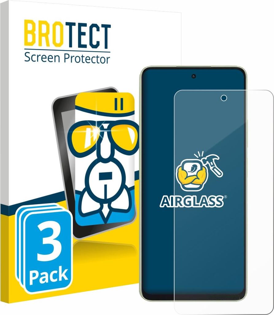 3x BROTECT Schutzglas für Oppo A5 Energy Schutzfolie Panzer Folie Glas Display Schutz klar