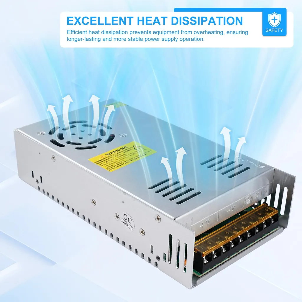 Bloc alimentation 24V 20A anti-scintillement pour système CCTV - 12
