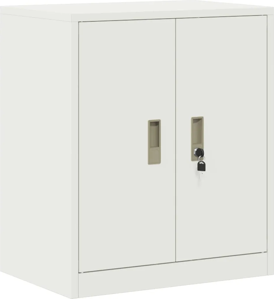 vidaXL Armadio Bianco 60x40x70 cm | Acciaio Laminato a Freddo Robusto