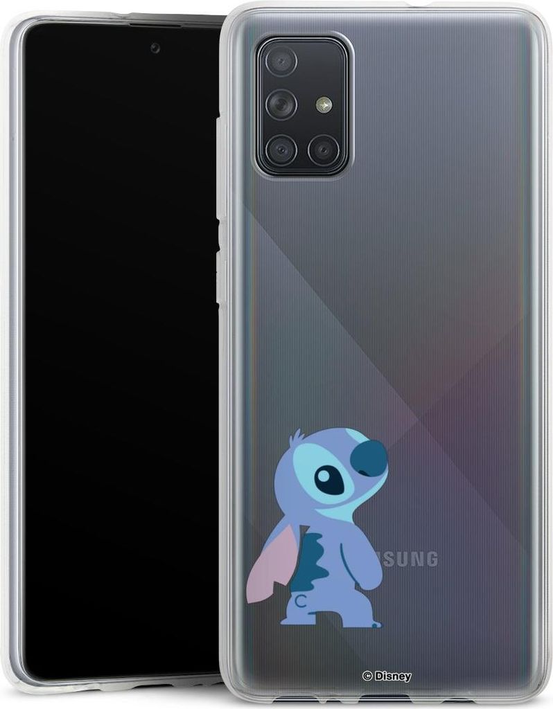 DeinDesign Handyhülle für Samsung Galaxy A71 Silikon Hülle Case Smartphone Schutzhülle Disney Fanartikel Lilo & Stitch