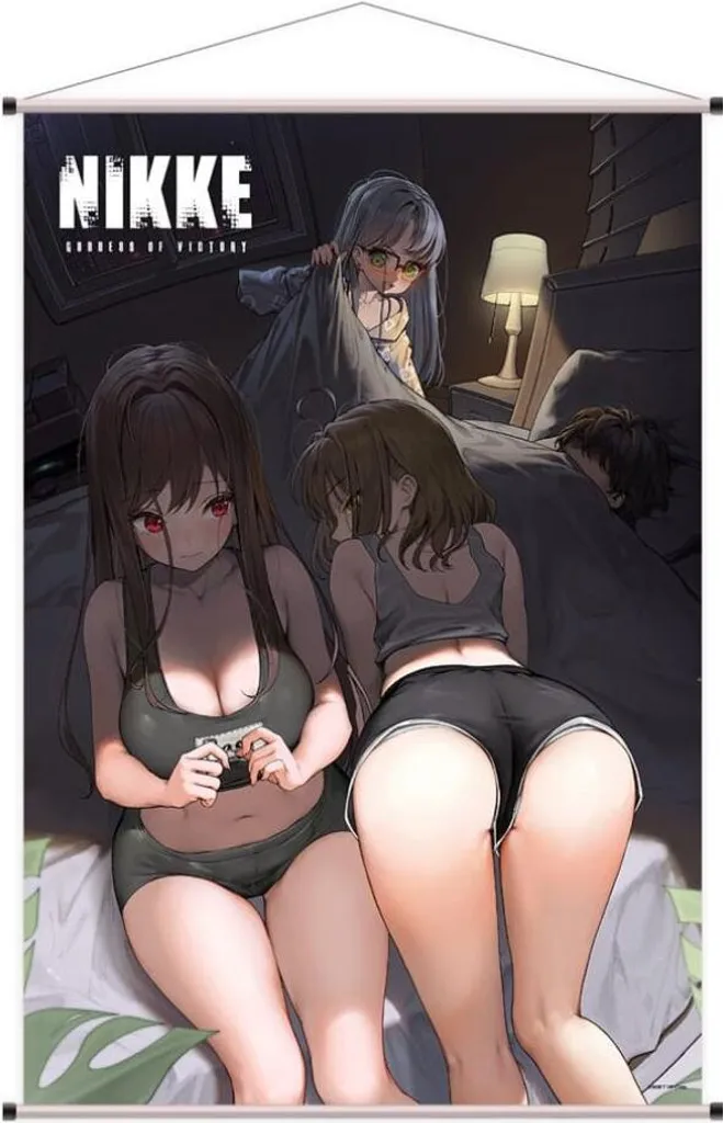 Poster pour Setup Gaming Nikke - Grand Rouleau Mural Escouade Counters