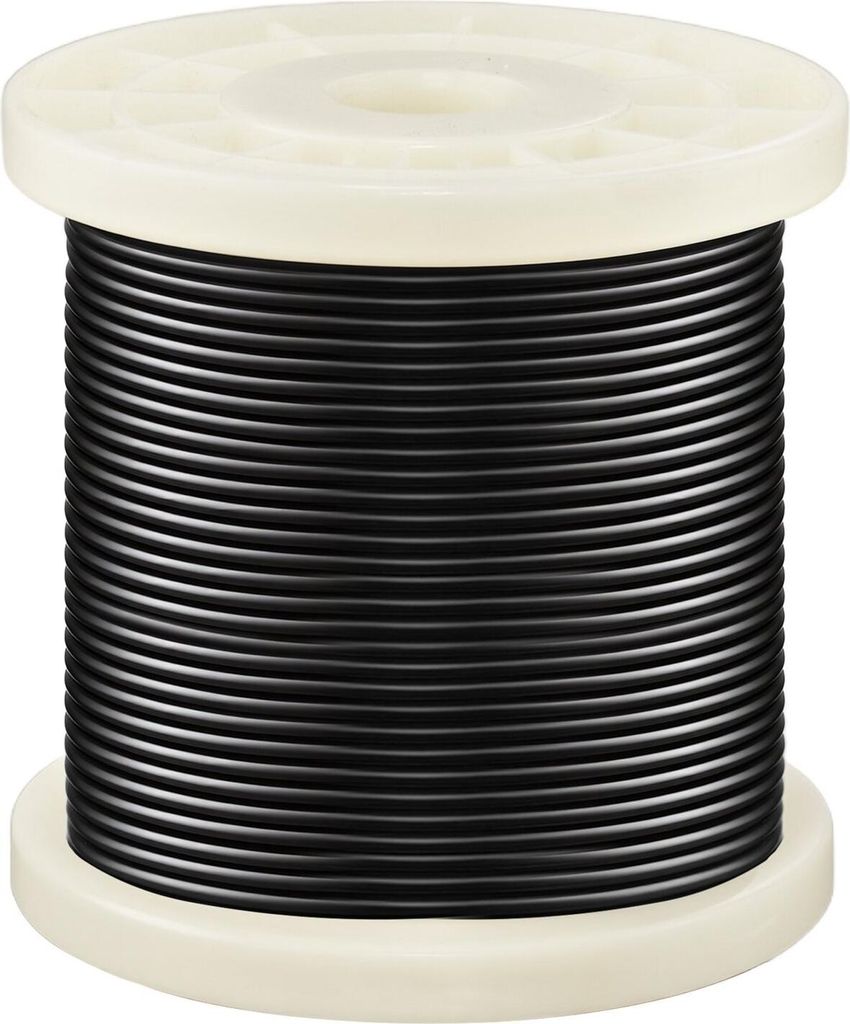 2.38 mm Wire Rope Kit, 50.3 m Length, 304 Stainless Steel Wire Cable, 2 kN Breaking Strength, 7 x 7 Strands Construction, Steel Cable for Deck Rail...