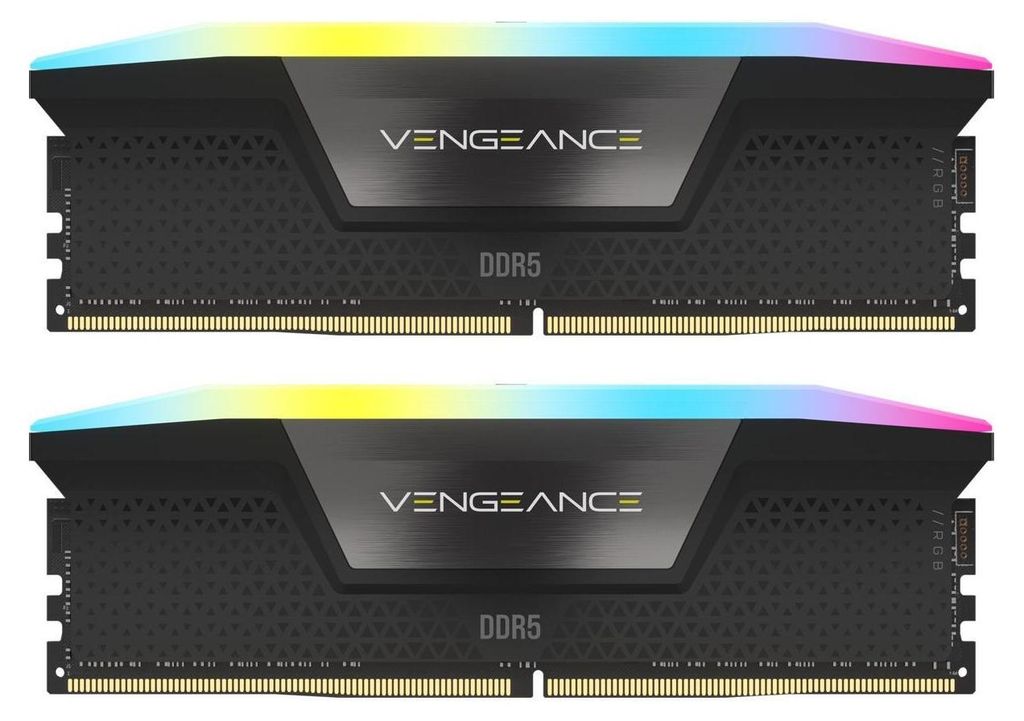 DIMM 32 GB DDR5-6200 (2x 16 GB) Dual-Kit (schwarz, CMH32GX5M2B6200C36, Vengeance RGB, INTEL XMP)