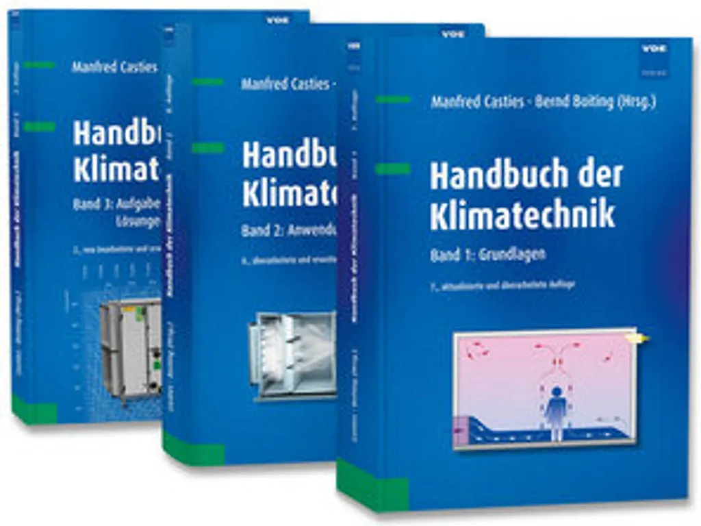Handbuch der Klimatechnik Set complet technique de génie climatique professionnel