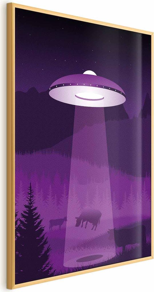 Posterpapier Poster - UFO 29.7x42 cm Für Kinder n-A-0927-ao-a