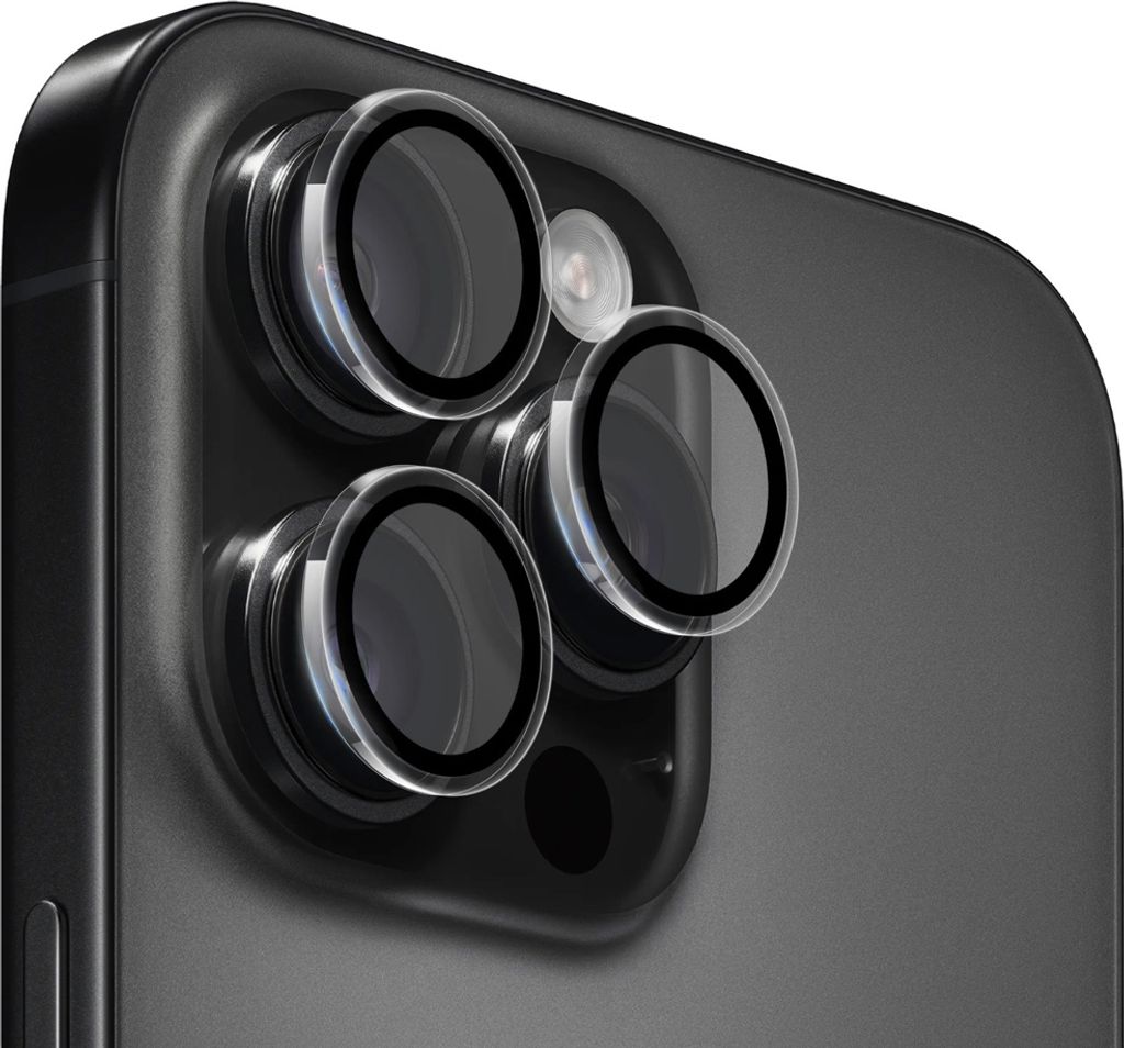 Mobile Origin Easy Lens, Apple, iPhone 16 Pro/16 Pro Max, Kratzresistent, Schockresistent, Schlagfest, Transparent, 1 Stück(e)