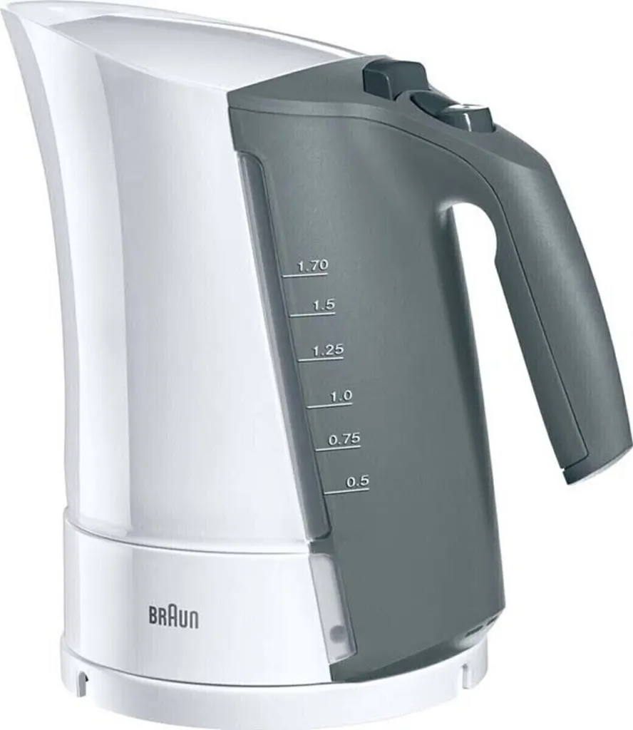 Braun WK 300 Bouilloire électrique Multiquick 3 de 1,7 L en blanc 2200W