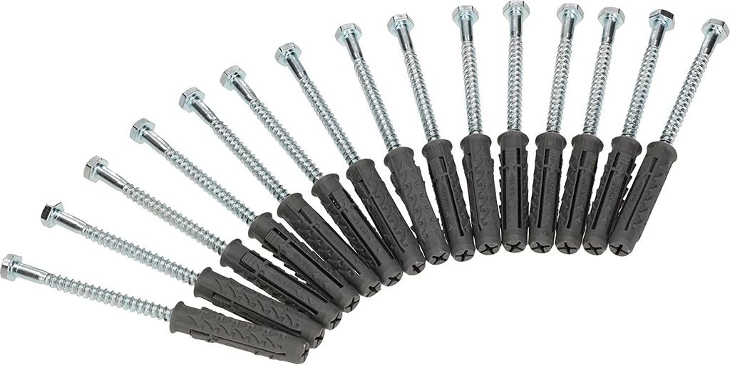 KOTARBAU® Universaldübel mit Hexkopfschraube 15 Stk. Produktbild 