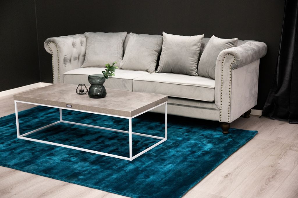 Venture Home Sofa Velvet Hellgrau