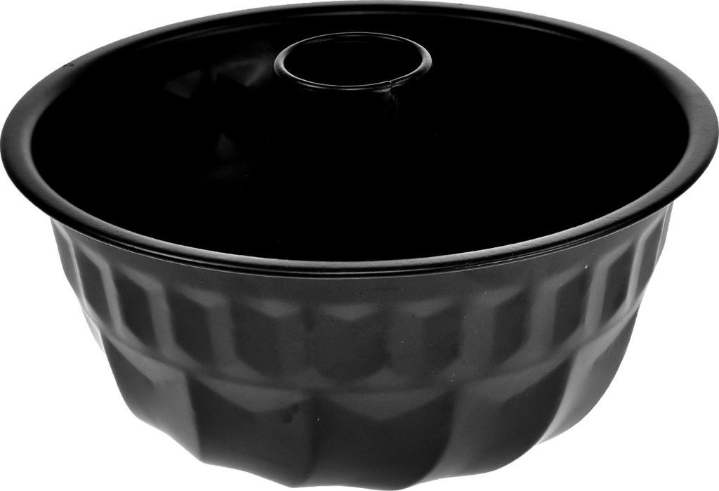Küchendeko Gugelhupf Schwarz Metall Ø23cm Blumendeko