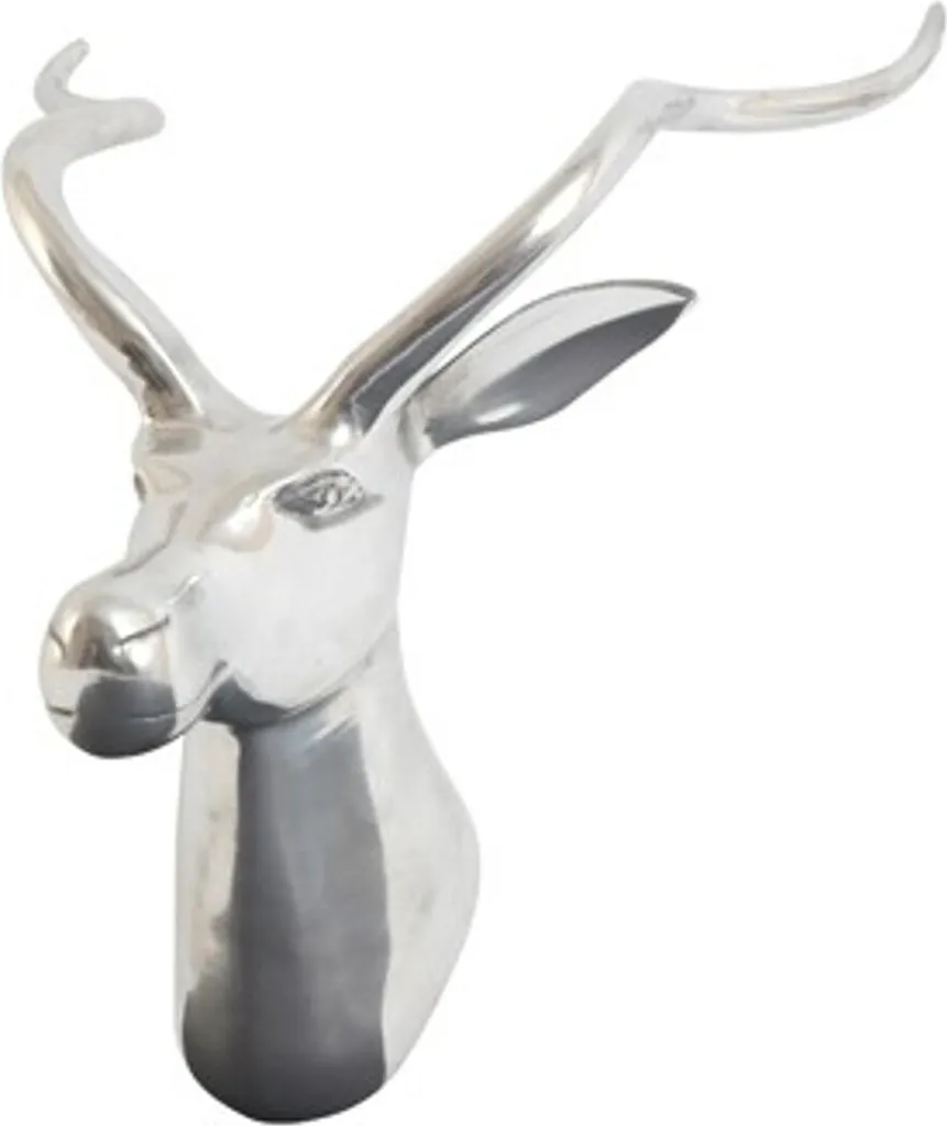 Figurine Murale en Aluminium Poli Brillant - Style Design Shine Deko