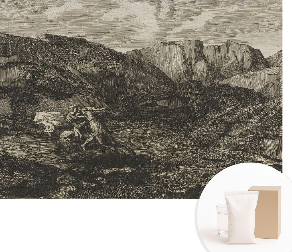 Fototapete - Wandbilder für Wohnzimmer - 312x219 cm - Dekorative Wandfolie - Modernes Design für Wanddekoration - Tapeten für Innenräume - Berg...