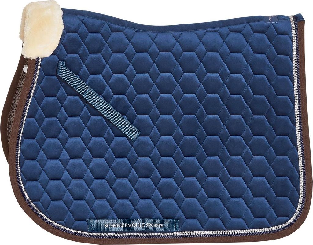 Schockemöhle SPORTS Schabracke " SCH_NEW MAGIC PAD " Form - Dressur Farbe - blue