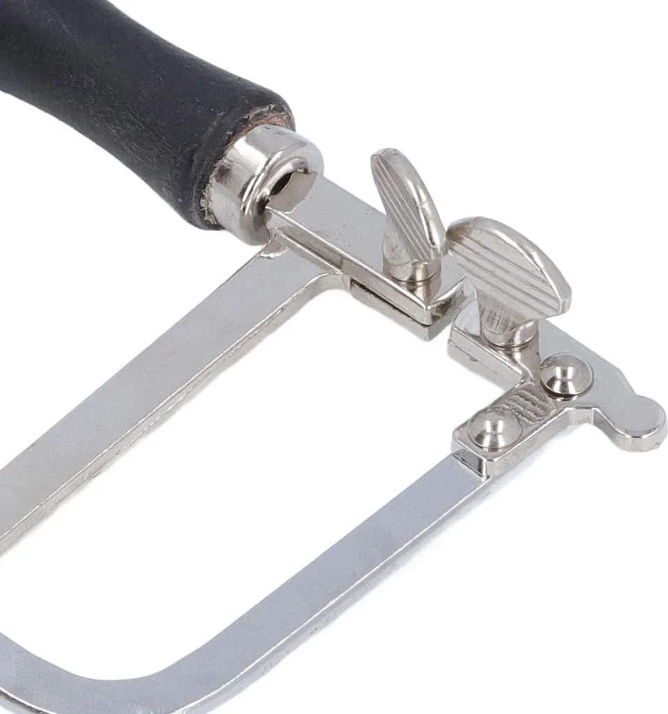 Scie à bijoux pour découpes difficiles, kit 3 en 1 avec 12 lames