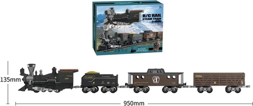 Train télécommandé électrique haute vitesse avec circuit modulable 1/43
