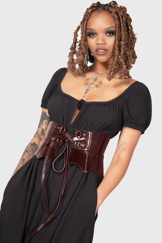 KILLSTAR Corsetto con peplo - Pipistrello delle paludi XL-XXL