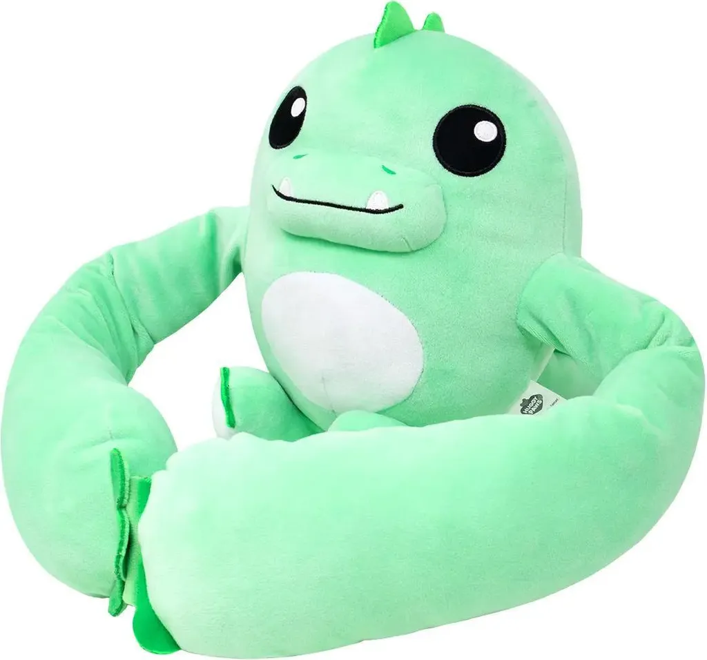 Peluche crocodile anti-allergène - Doudou vert sécurisé pour nourrisson
