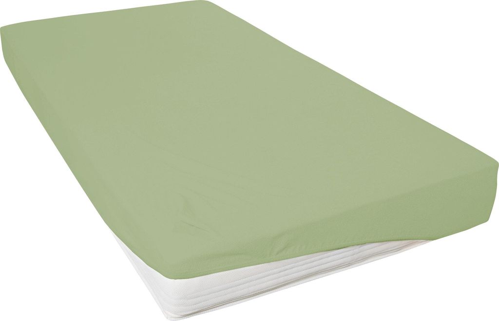 Primera Spannbettlaken Cozy Baumwolle" eukalyptus 180x200 cm - 200x200 cm"