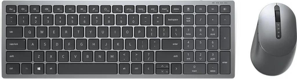 Ensemble Clavier et Souris Multi-périphériques Dell KM7120W Gris - 2