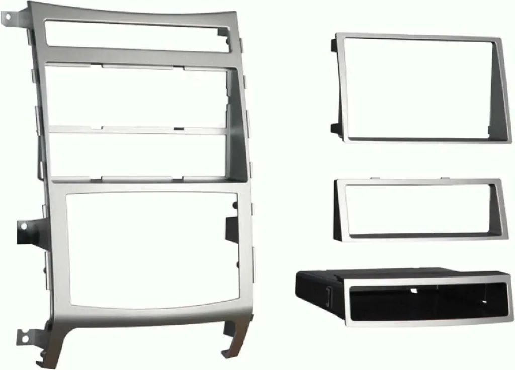Kit montage autoradio 2 DIN pour Hyundai ix55 avec vide-poche de rangement