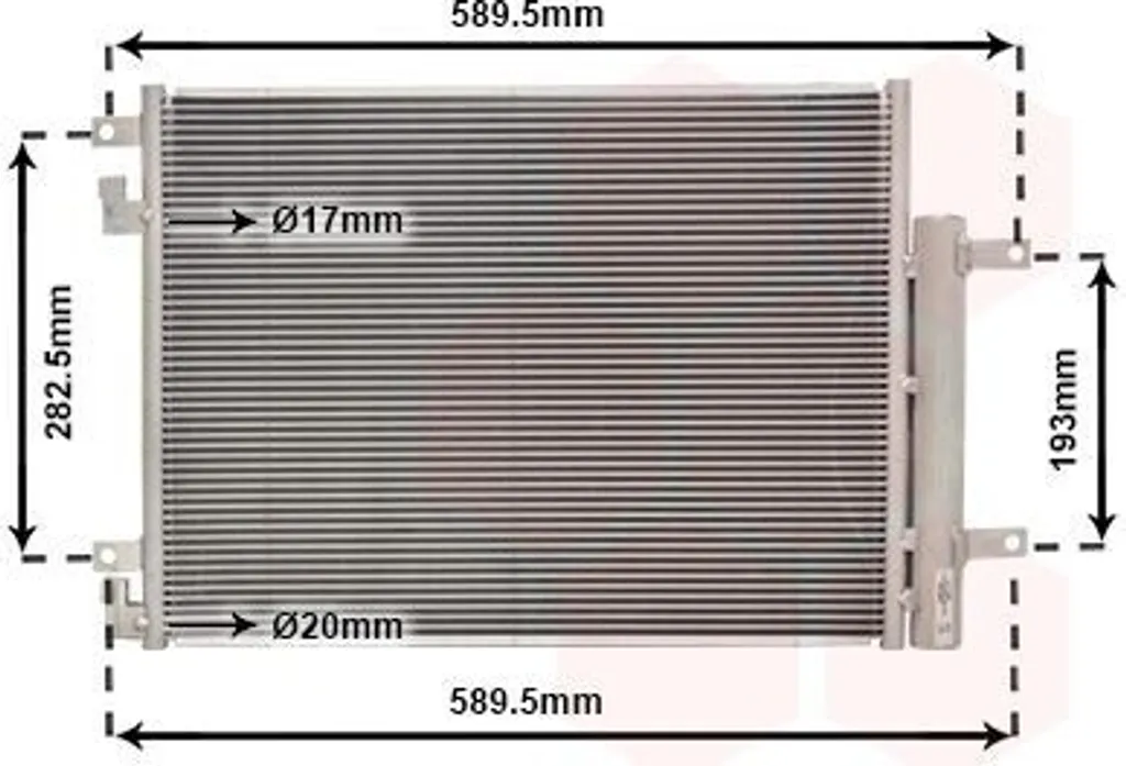 Plus de Froid ? Condenseur de Clim VAN WEZEL 37015707 pour OPEL Karl (C16)