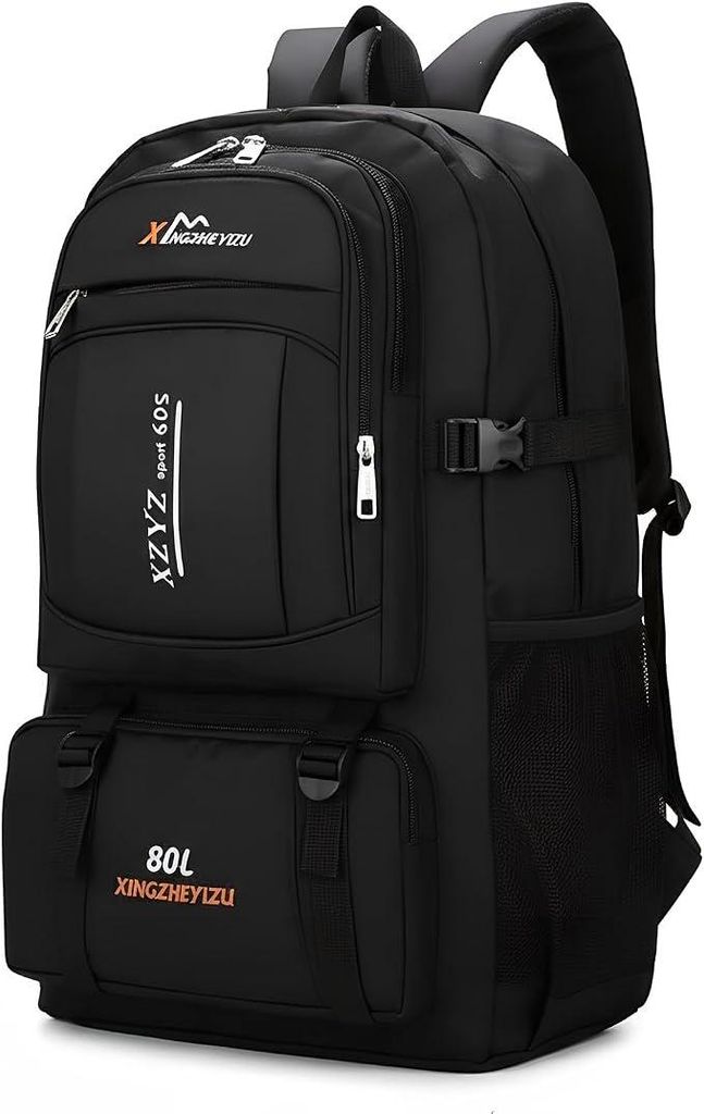 PolkaHome® 80L Wanderrucksack, wasserdichter Produktbild 