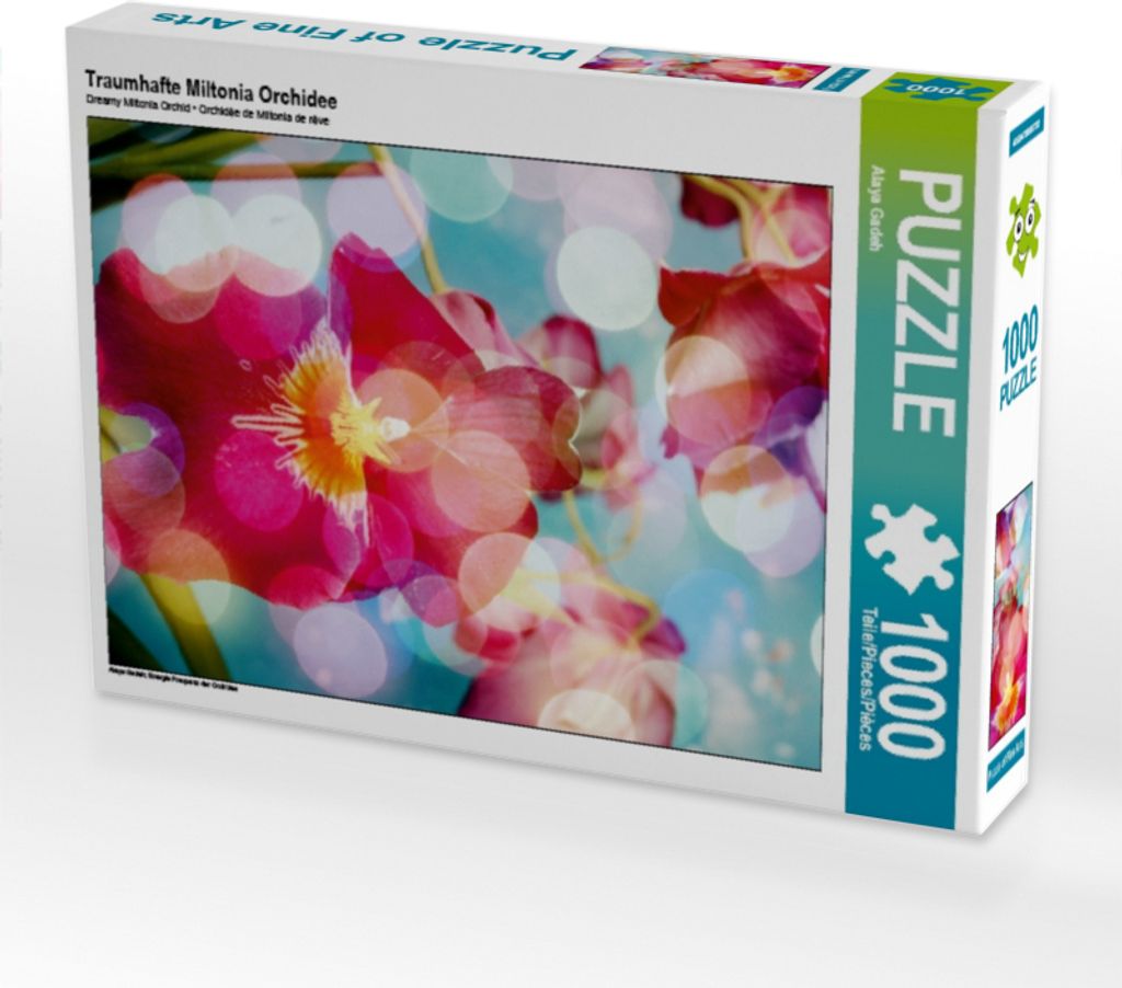 CALVENDO Puzzle Traumhafte Miltonia Orchidee | 1000 Teile Lege-Größe 64x48cm Foto-Puzzle für glückliche Stunden