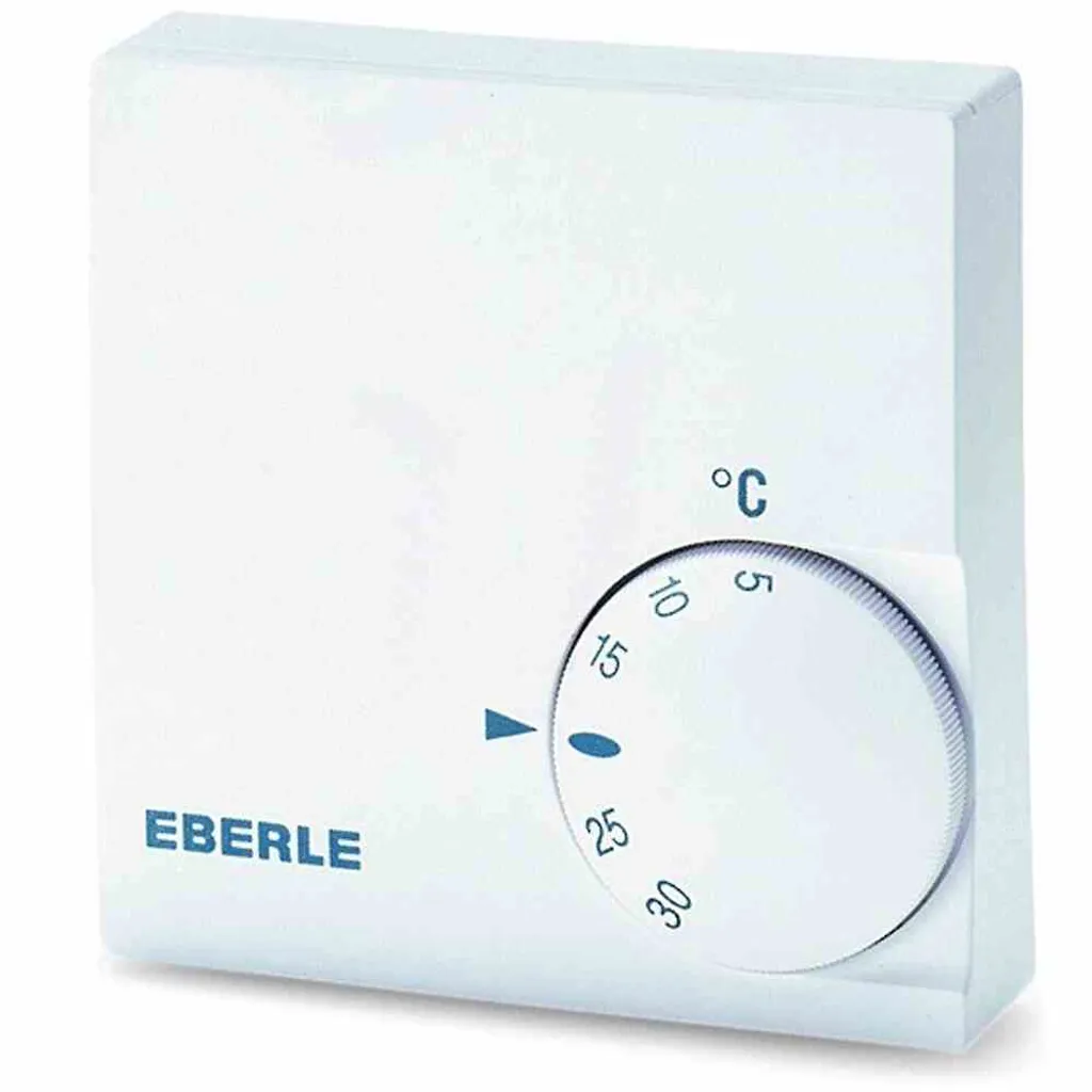 Thermostat d'Ambiance Analogique Eberle RTR-E 6724rw Blanc Polaire