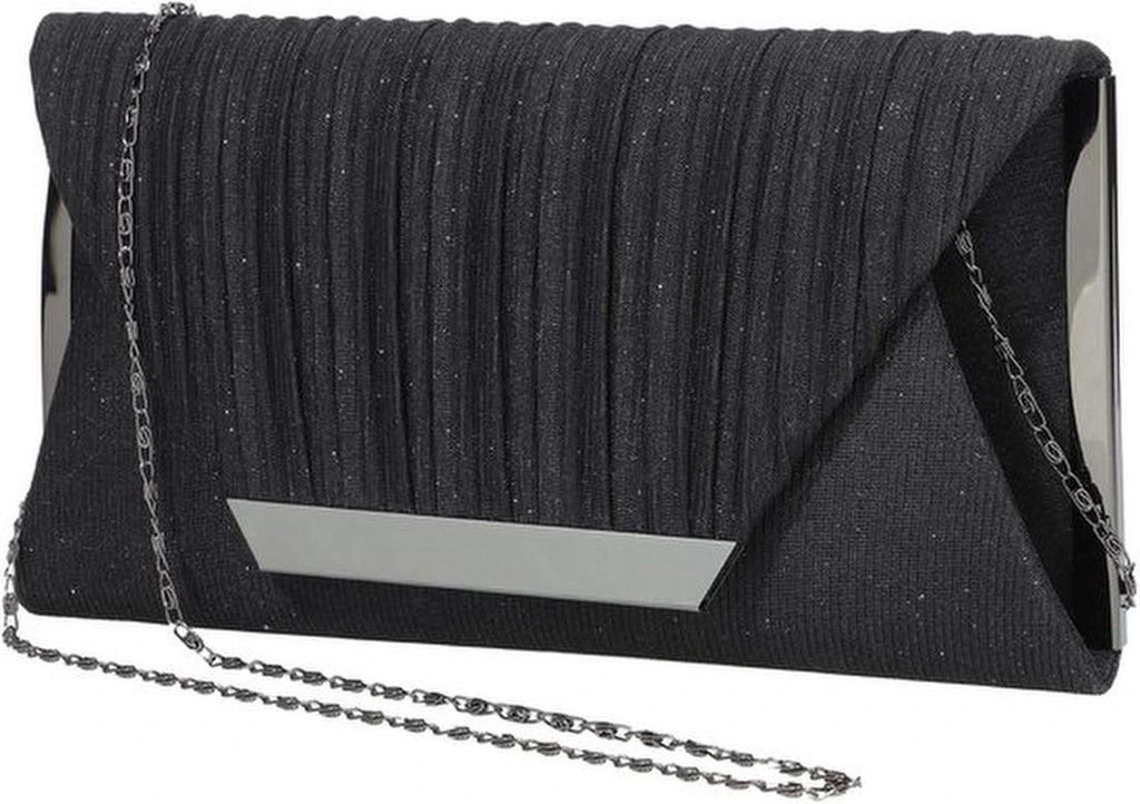 Kristallen damesclutch met afneembare ketting und Abendkleid