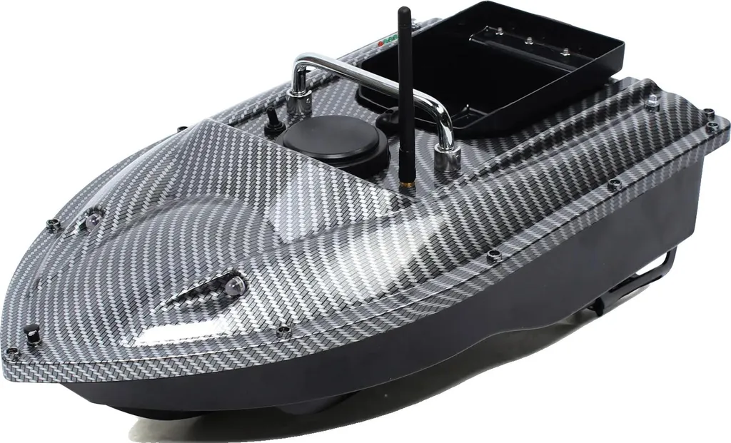 Bateau amorceur précis 1,5kg évite les emmêlements portée 500m noir