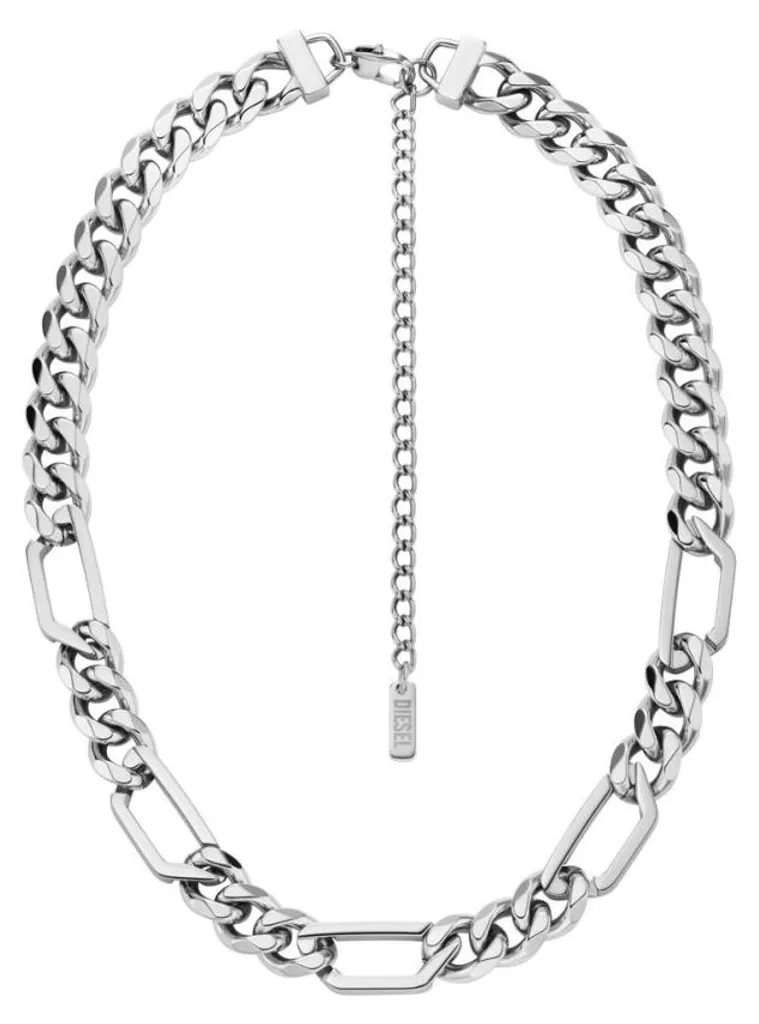 Collier fantaisie en acier DX1626040 - Bijou robuste au design moderne