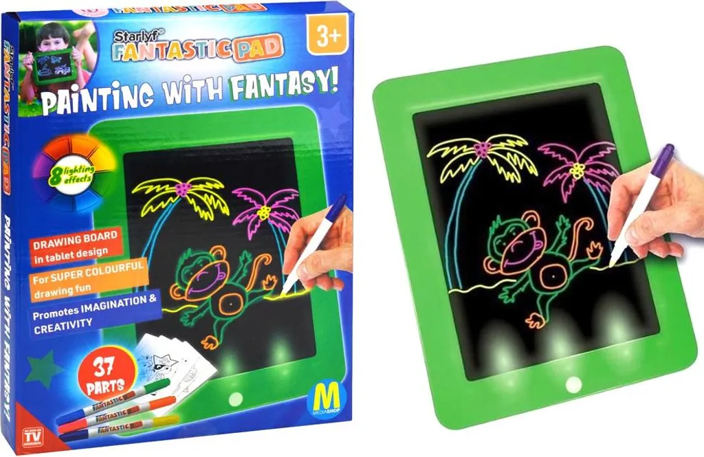 Dessinez sans taches ni papier avec la tablette Starlyf Fantastic Pad LED