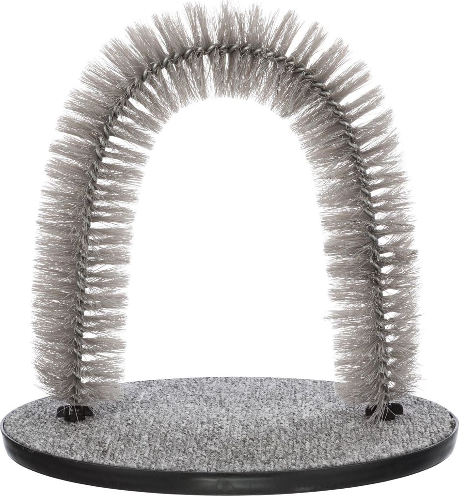 Massaggio e cura del pelo foglio 36 × 33 cm grigio Immagine del prodotto 