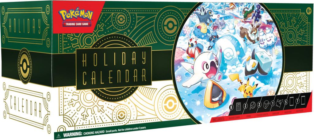 Kalendarz świąteczny Pokémon TCG na rok 2024 Zdjęcie produktu 
