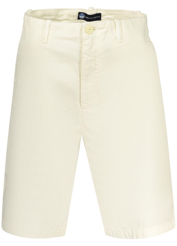 Damen Chino-Shorts Weiß: Schlanker Schnitt mit 3 Taschen