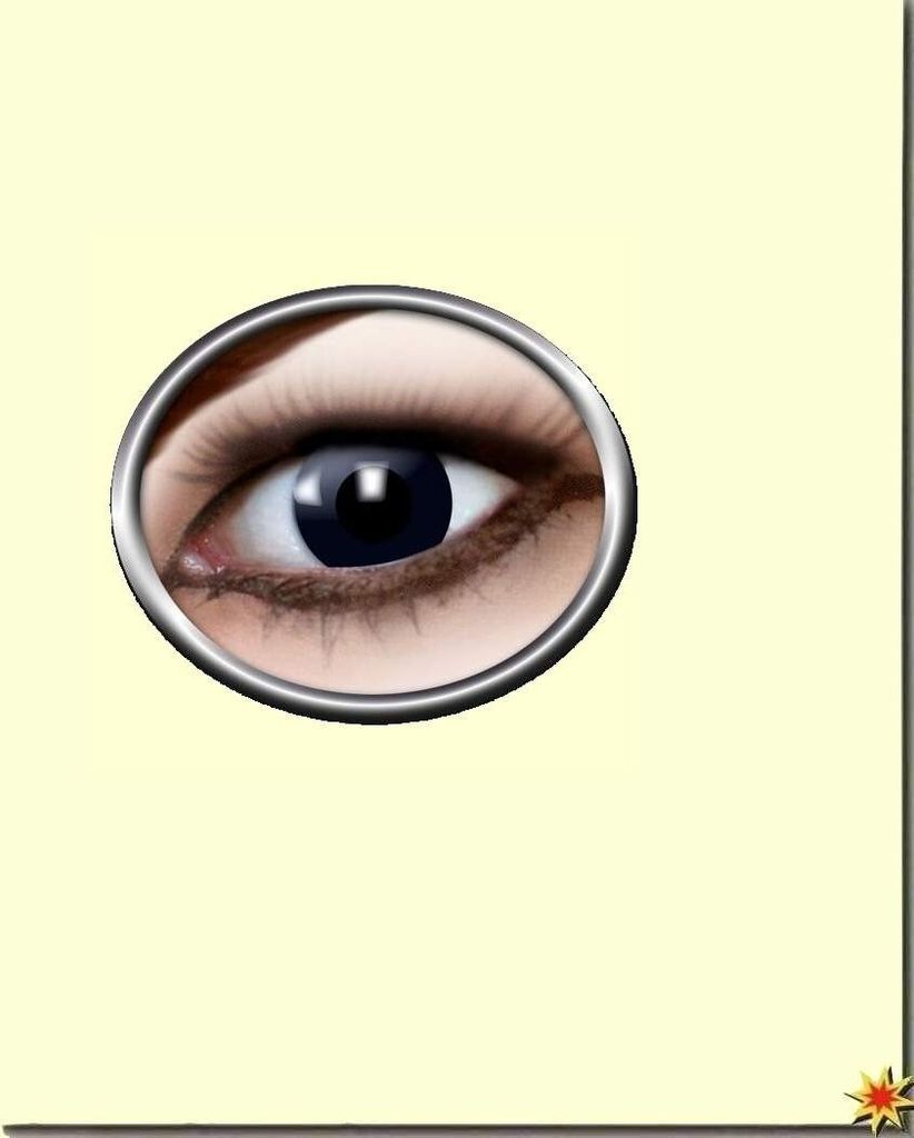 Eyecatcher Color Fun - Farbige  Kontaktlinsen  Black Witch  Produktbild 