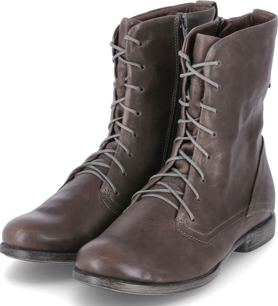 Think! AGRAT Stiefeletten aus Glattleder Braun/Grau Größe Produktbild 