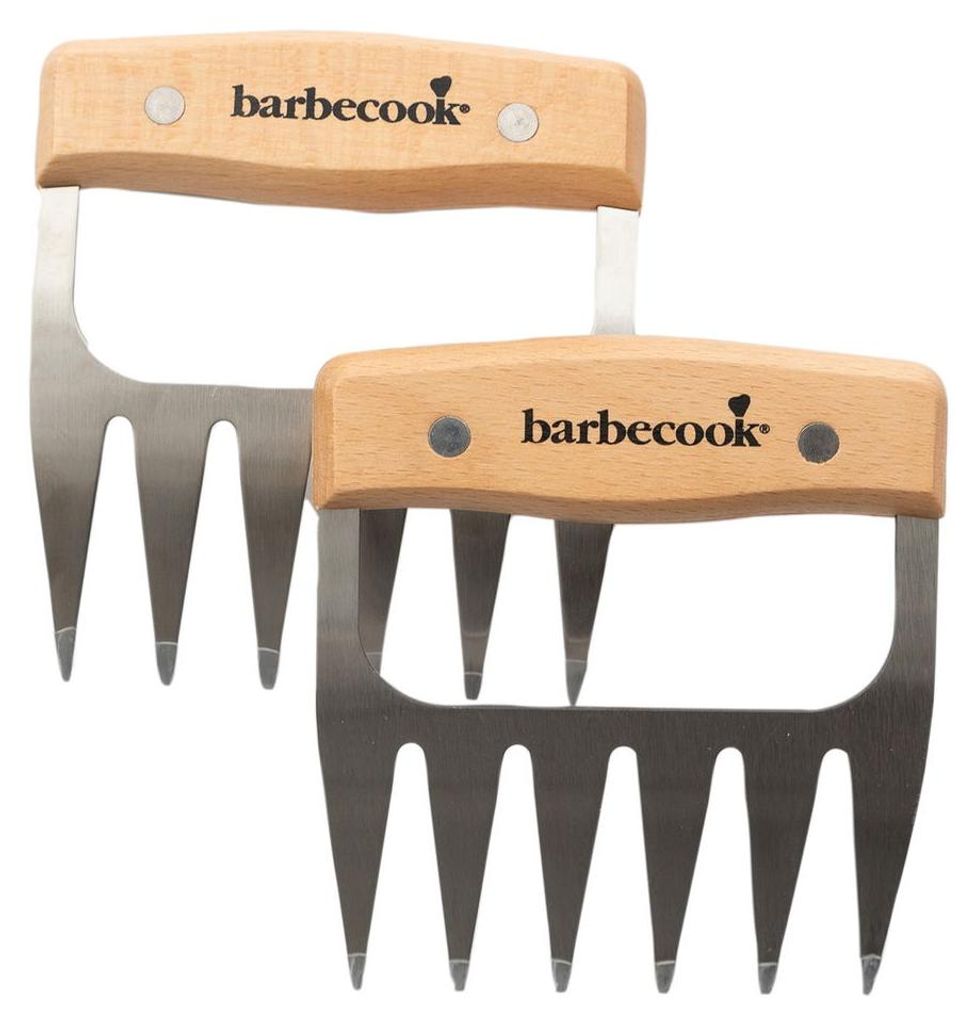 Barbecook-Set mit 2 Fleischkrallen