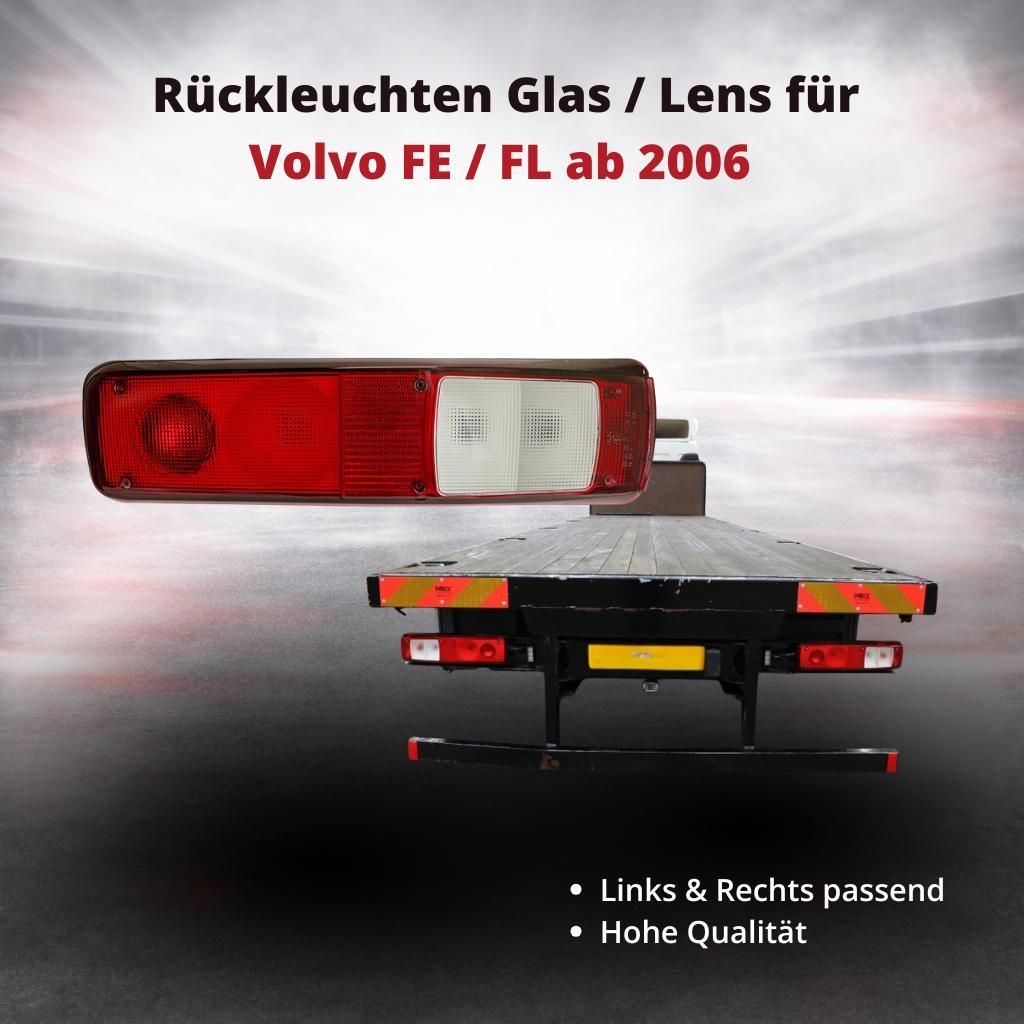 Rückleuchten Glas / Rücklicht Lens für Volvo FE / FL ab 2006 | Links & Rechts | OEM 2080418