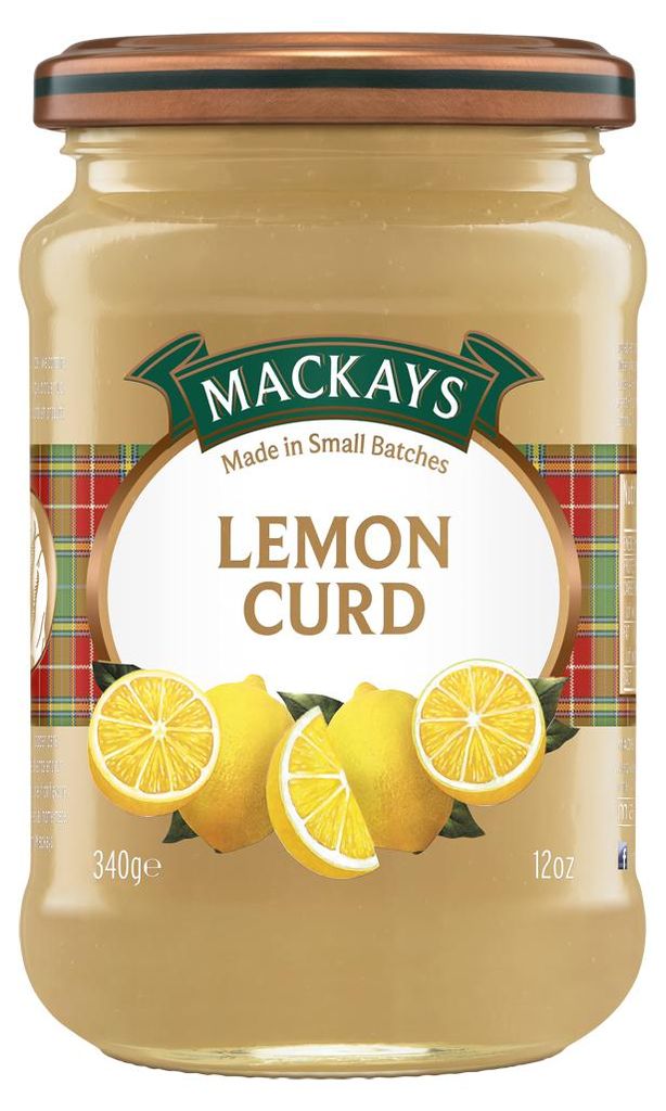 Mackays Lemon Curd - Zitronencreme 340g Produktbild 