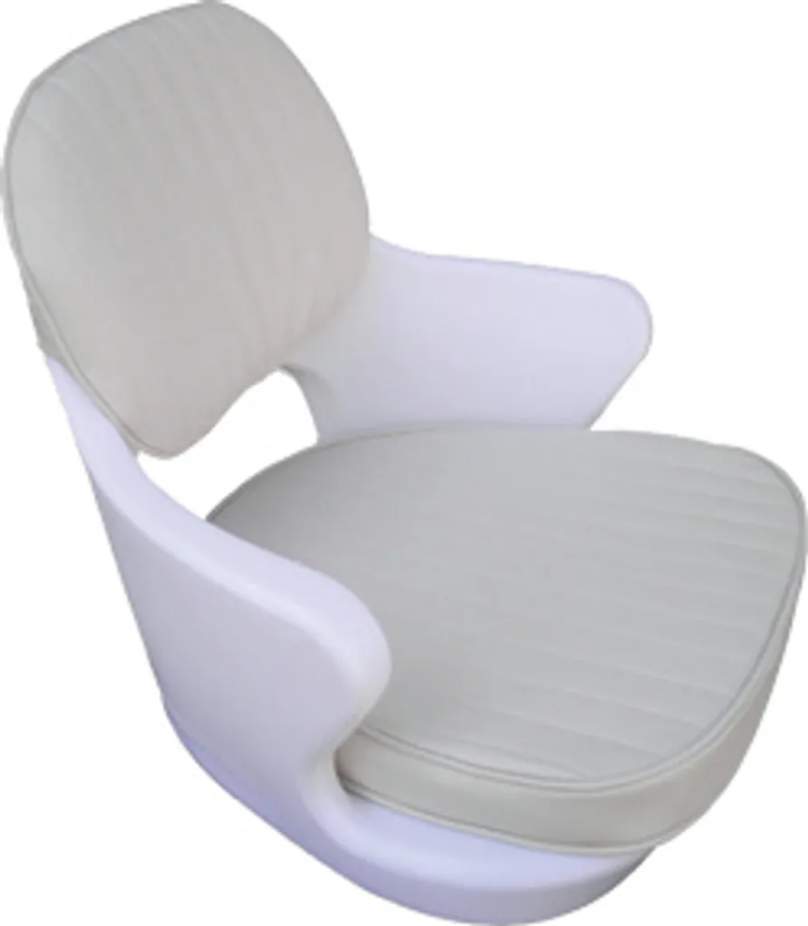 Siège Baquet Kreta Allpa Blanc Résistant UV - Finition Marine de Qualité