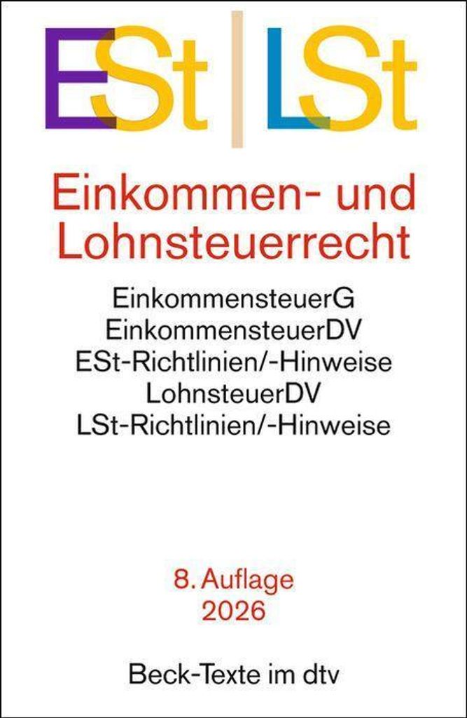 Einkommen- / Lohnsteuerrecht. ESt / LSt Produktbild 