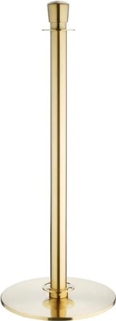 Barrière Anti-Trébuchement Bolero Pied Plat en Inox Brossé pour Restaurant