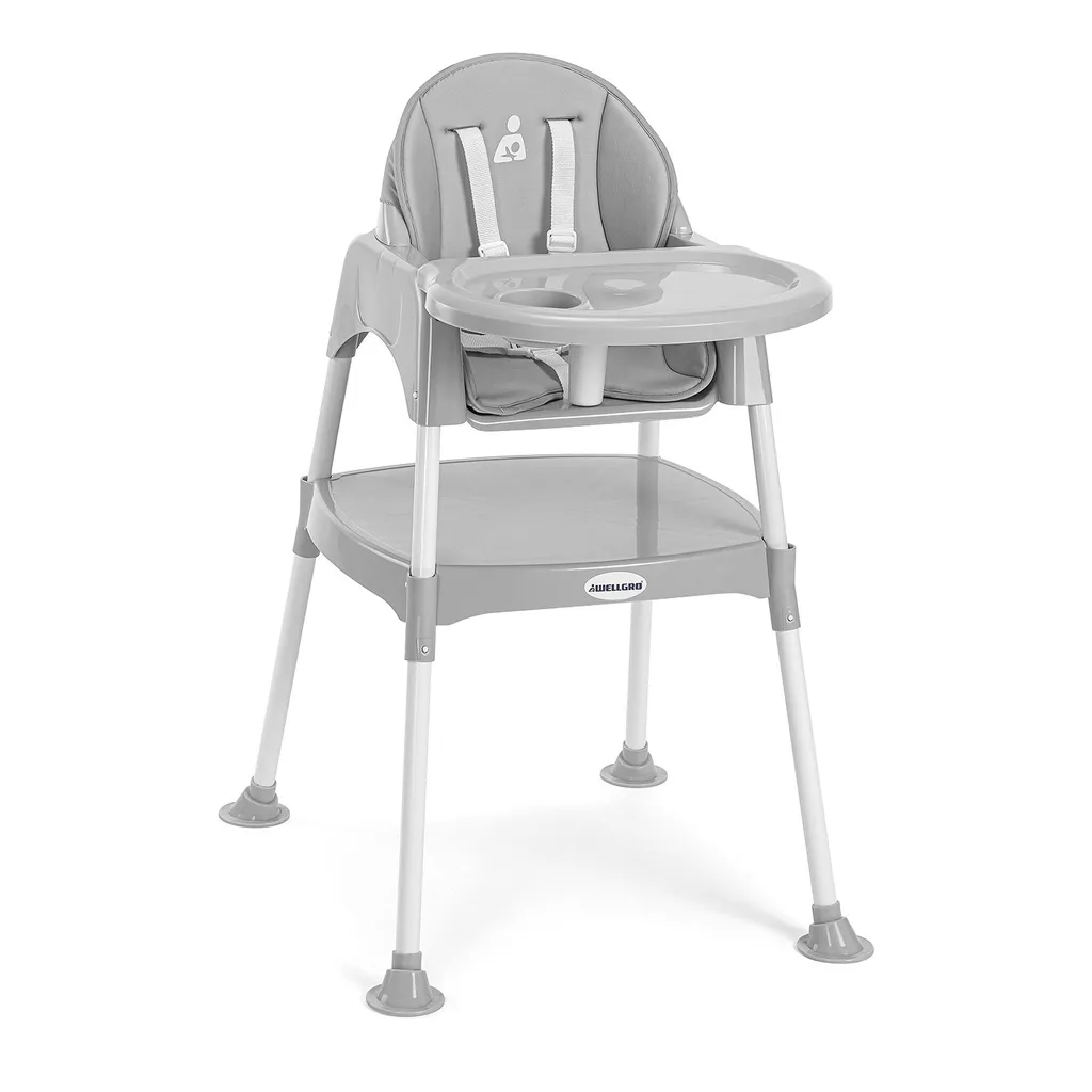 Seggiolone 3 in 1 Evila Originals Grigio - Pappa e Comfort Cotone