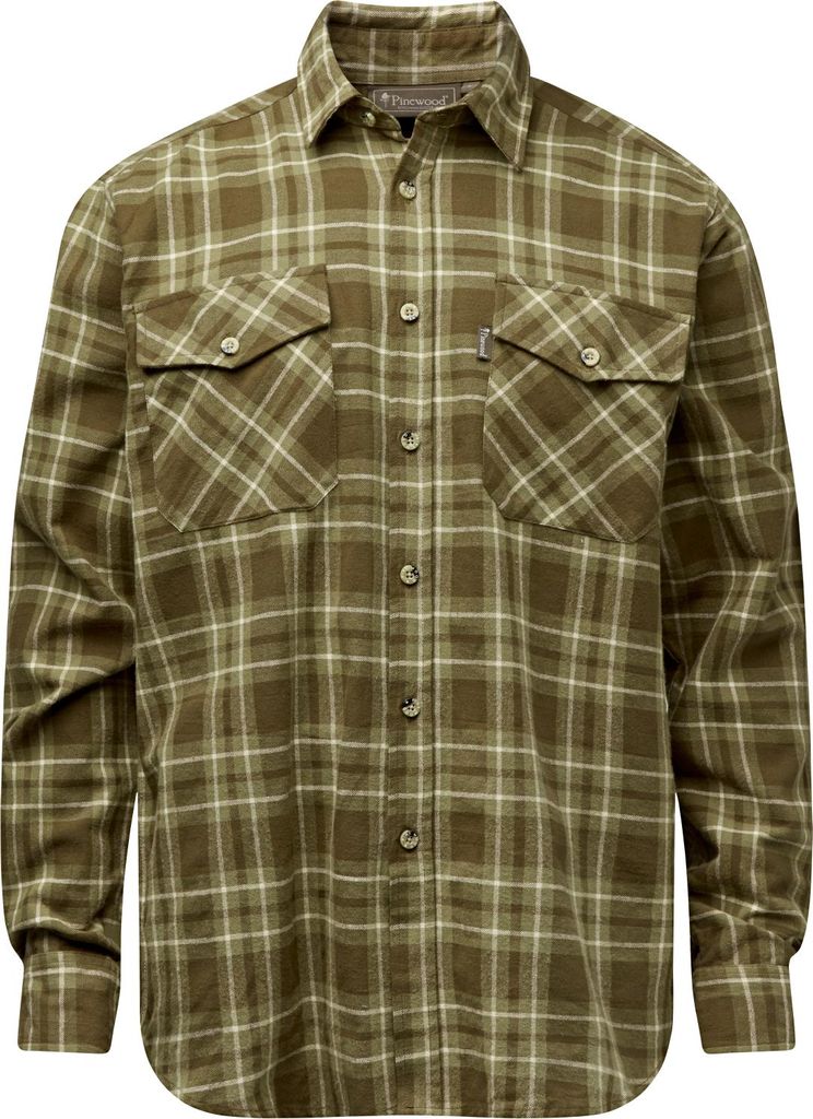 Pinewood 9026 Härjedalen Hemd Herren Olive Green (770) 3XL