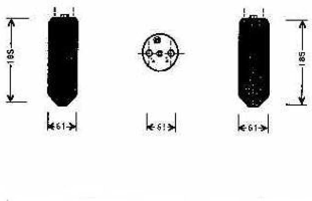 DIEDERICHS Klimatrockner Klimafilter 8580522 für MITSUBISHI COLT IV (CAA)