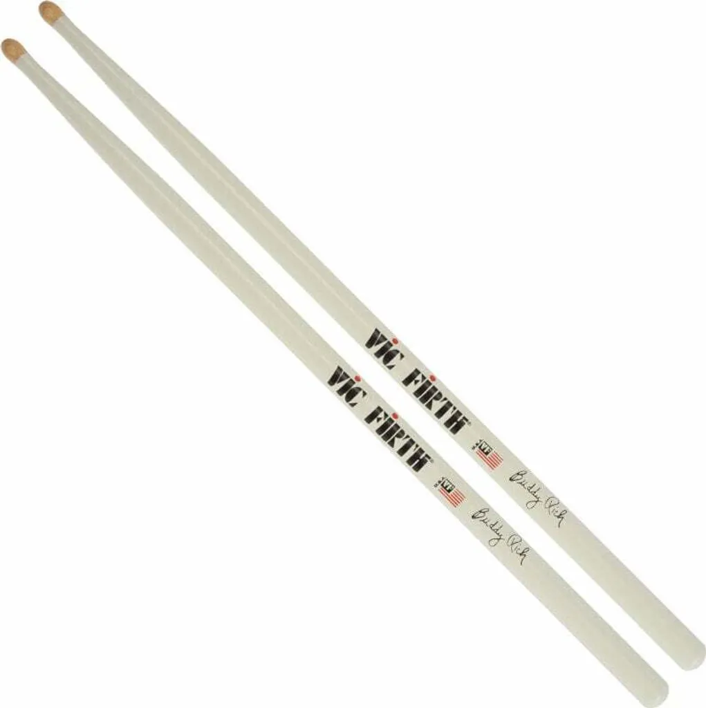 Vic Firth SBR Baguettes de Batterie Anti-vibrations en Bois d'Hickory