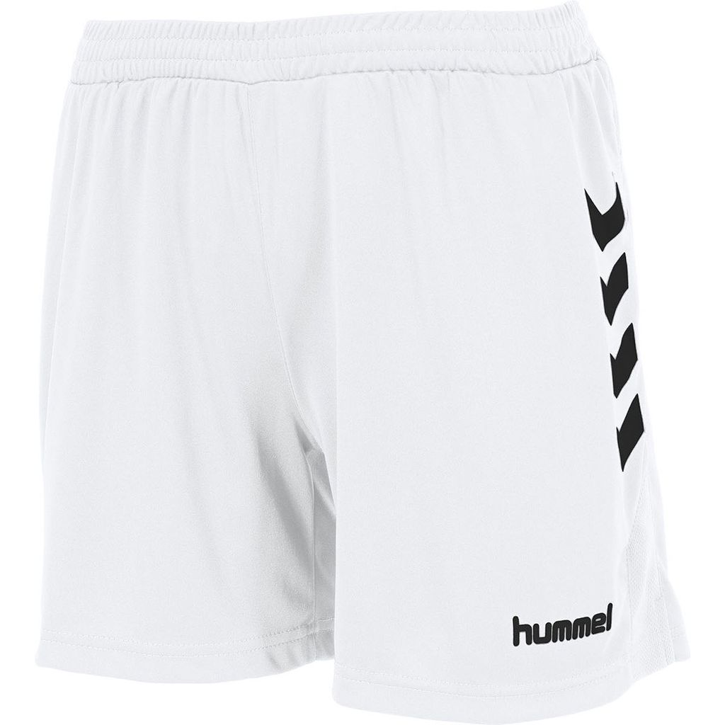 Hummel Memphis Shorts Damen - Weiß / Schwarz | Größe: L