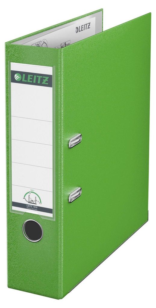 Leitz 1010-50-50 1010 Chemise plastique - A4, 80 mm, vert Image du produit 