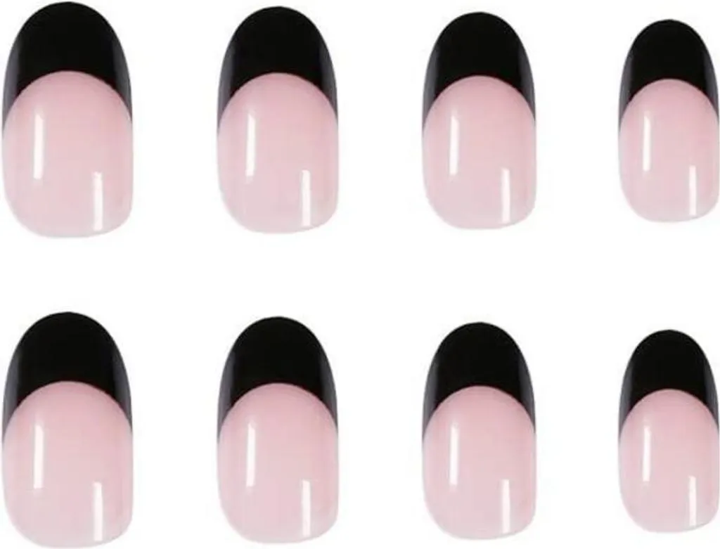 Faux Ongles Courts Noirs : Solution Anti-Casse pour Manucure Durable - 3